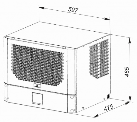 Кондиционер для шкафа потолочный UNISPLIT MHR-220S(3) UNIcontroller
