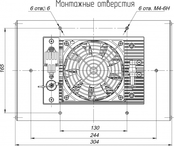 Термоэлектрический охладитель UNISPLIT-200-48-65-00
