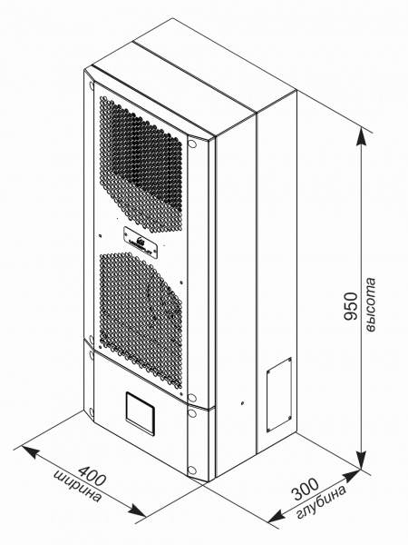 Кондиционер для шкафа настенный UNISPLIT MHW-215S(3) UNIcontroller